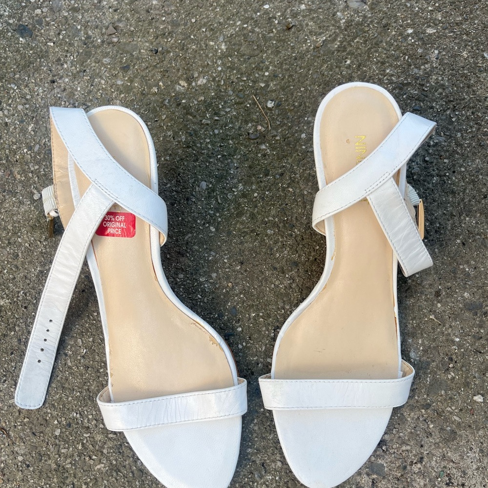 Elegant White Women's Sandals